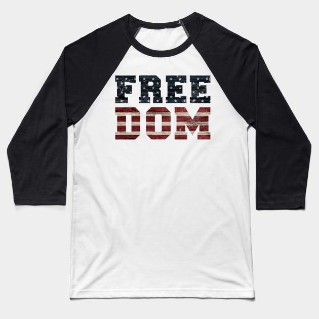 Motivation Freedom Baseball T-Shirt by Socity Shop